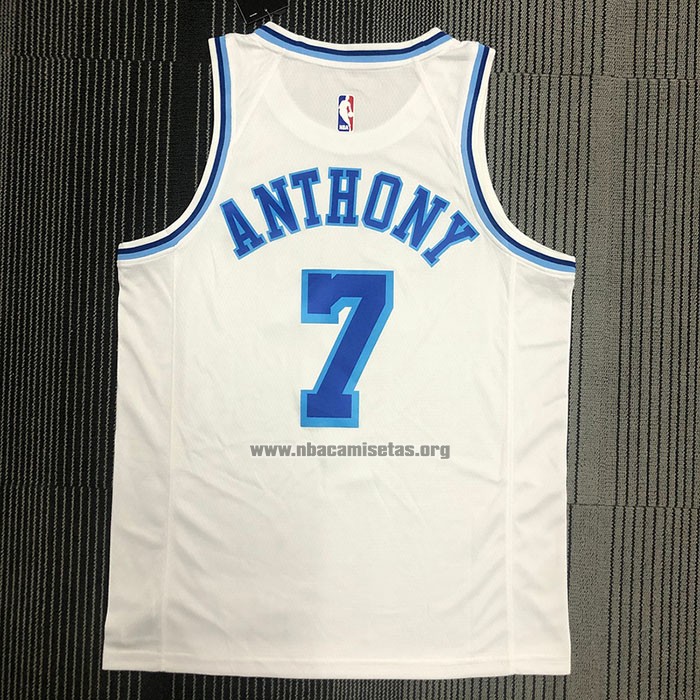 Camiseta Los Angeles Lakers Carmelo Anthony NO 7 Classic 2019-20 Blanco